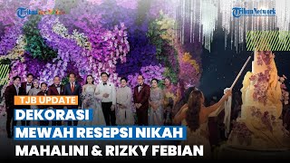 Bernuansa Serba Ungu, Intip Penampakan Dekorasi Mewah Resepsi Pernikahan Mahalini dan Rizky Febian