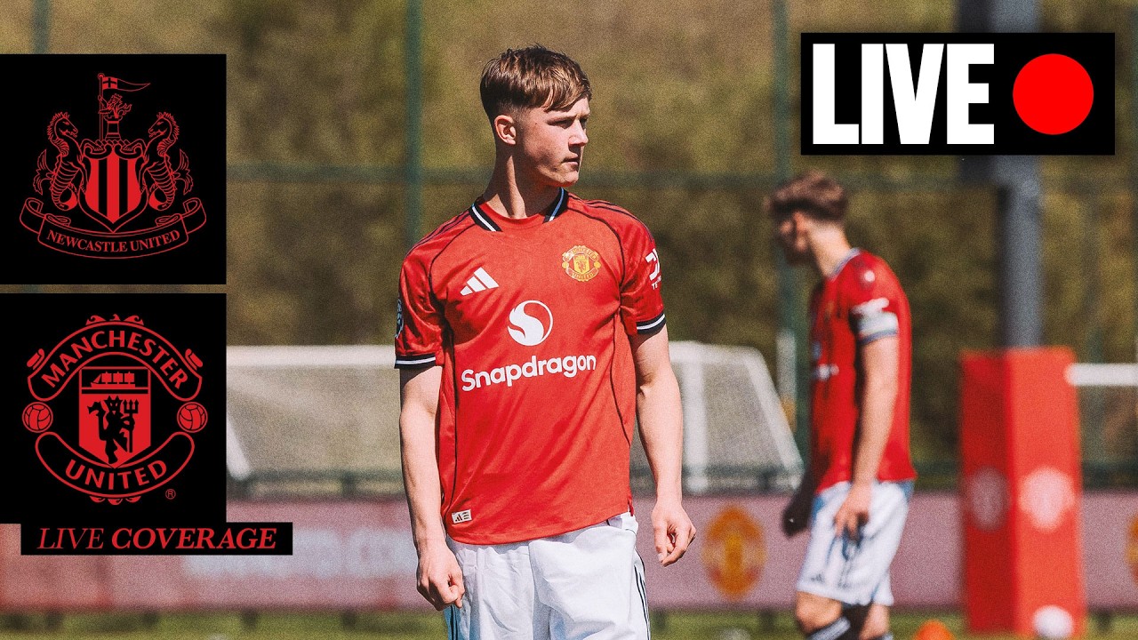 LIVE 🔴 | Newcastle U18s v Man Utd U18s | U18 Premier League | FULL MATCH COVERAGE