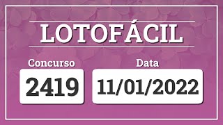 Capa de LOTOFÁCIL 2419