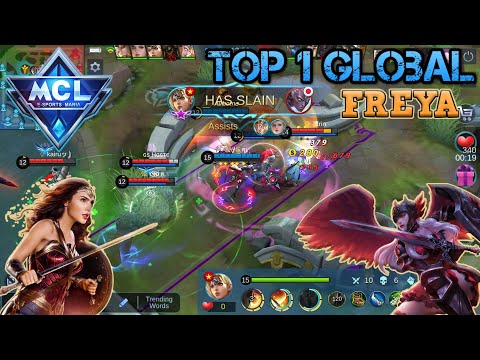 MCL TOP 1 GLOBAL FREYA By RL - MOBILE LEGENDS