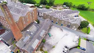 preview picture of video 'FULL HD...BIRDS EYE VIEW OF GALGATE MILL...OLDEST SILK MILL IN UK'