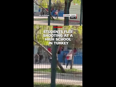Students flee shooting at high school in Turkey