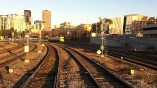 preview picture of video 'Approaching Adelaide Railway Station'