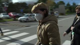 El tanatorio de La Paz en Tres Cantos despide a la escritora Almudena Grandes