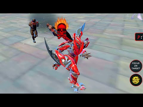 Grand Robot Bike Transform City Attack #transformers ^^ android gameplay