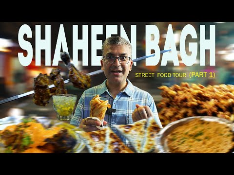 Best SHAHEEN BAGH Non Veg Street Food Walk, Part 1 | Afghani Samosa + Lahori Chicken Paratha + Rolls