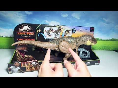 Unboxing the Stomp N Escape Tyrannosaurus Rex Jurassic World Camp Cretaceous Dino Escape