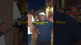 Man calls Americans DUMB then does THIS 🤦🏾‍♂️ #london #americanabroad #shorts #america #british