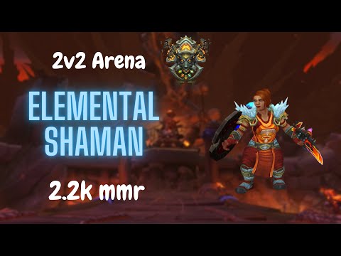CARRIED BY MY PALADIN! Elemental Shaman 2v2 Arena WoW BfA Patch 8.3