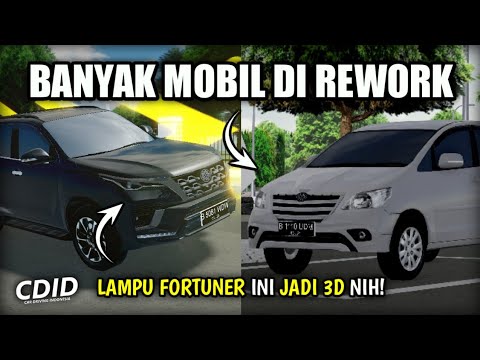 CDID MINOR UPDATE LAGI!! | Banyak Mobil REWORK LAMPUNYA Jadi 3D & Lebih DETAIL!! | CDID V.0.6 Roblox