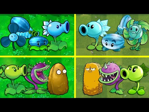 Random Team PVZ 1 vs PVZ 2 - Which Team Plant Will Win? - PvZ 2 Gameplay