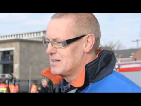 Gas lekkage aan de Noorderstraat Gouda