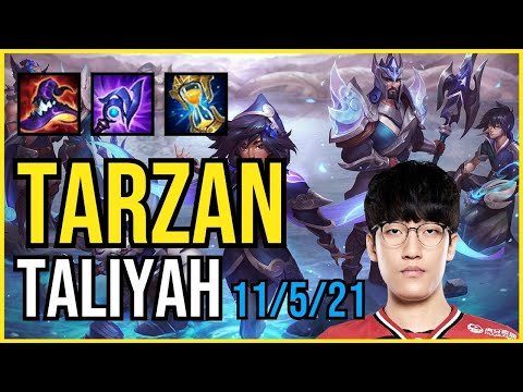 TARZAN - TALIYAH vs. NIDALEE Jungle | KR MASTER | PATCH 11.2