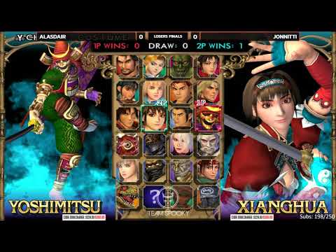 Soul Calibur II @ Soul Charge Tourney - Alasdair vs Jonnitti [LOSERS FINALS] [4K/60fps]
