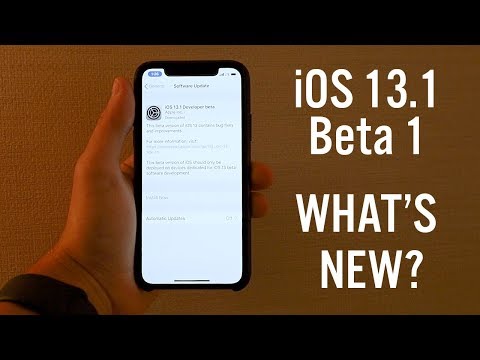 iOS 13.1 Beta 1 Released! What's New?