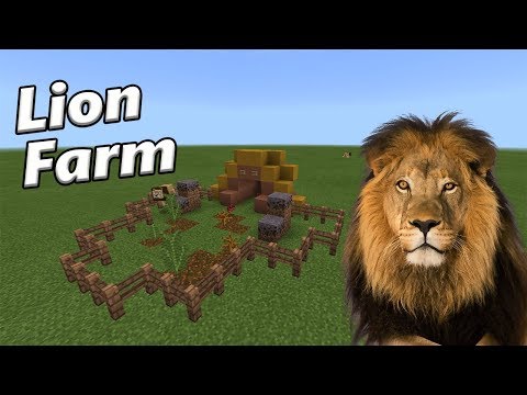 Secret Redstone Trick: LION FARM in Minecraft PE