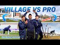 PROFESSIONAL CRICKETERS Vs VILLAGE CRICKETERS Can We Survive An Over From A 90MPH FAST BOWLER