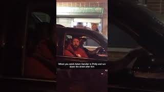 Adam Sandler really said ‘How’s work?’ 😂😭 (via @gemma_sapienza/IG) #shorts