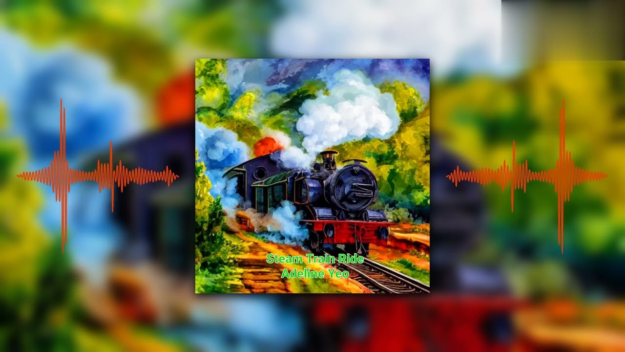 Steam Train Ride Music Visualizer