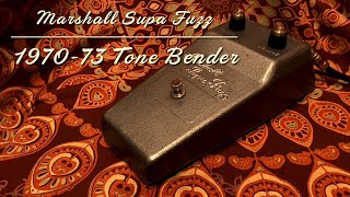 Video thumbnail for Marshall Supa Fuzz (1970-73 Tone Bender) by K Sakuma