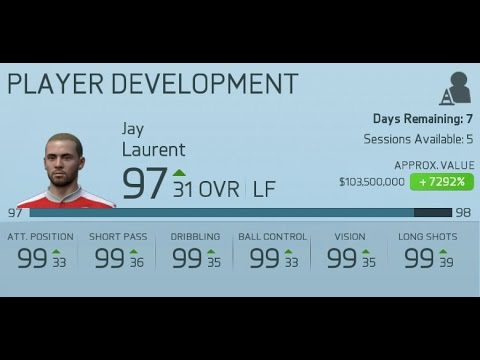 HOW TO GET A 90+ RATED PLAYER IN PLAYER CAREER MODE | Fifa 16 Glitch