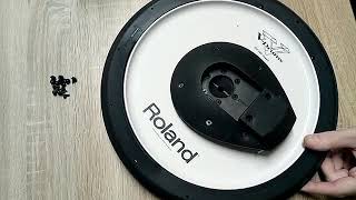 Video thumbnail for Roland cy 14 c cymbal by Tisza ®