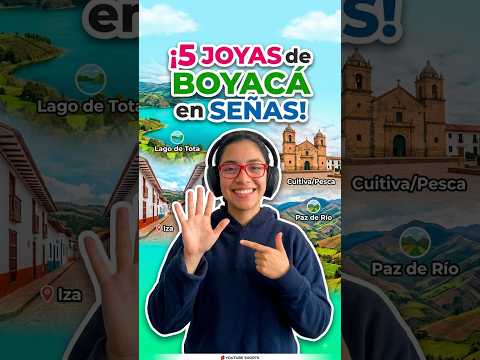 LUGARES visitar en BOYACA LSC #sinia