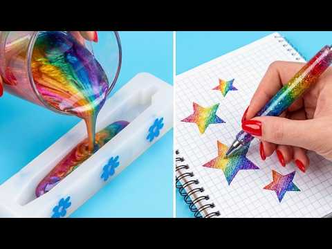 SCHOOL SURVIVAL SECRETS! 🎓🔥 Brilliant DIY Supply Hacks And Smart Ideas by 123 GO!