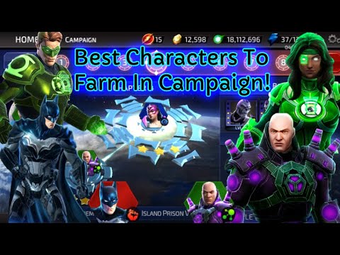Best Characters To Farm In Campaign In 2022! | Dc Legends