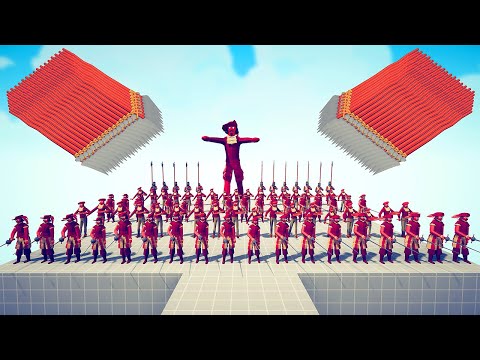 RENAISSANCE ARMY vs EVERY DUO GODS - Totally Accurate Battle Simulator TABS