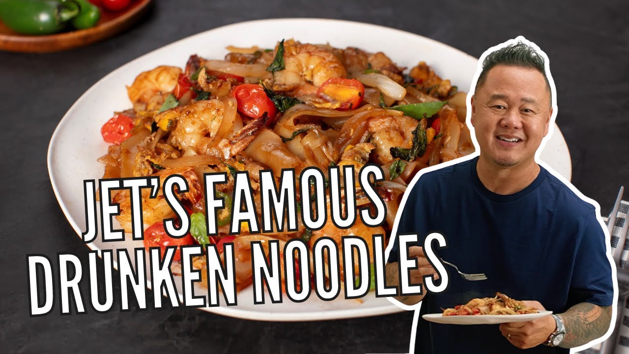 How to Make Jet Tila's Famous Drunken Noodles | Ready Jet Cook | Food Network