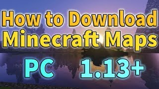 How to Download Minecraft 1.12 Maps | Minecraft PC The Dropper MAP DOWNLOAD