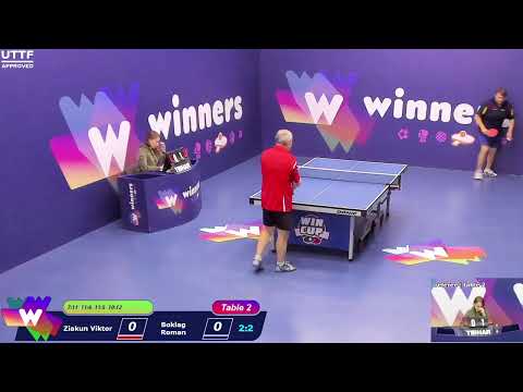 WINners CUP table 2  01.11 Ziakun Viktor -  Boklag Roman  15:15