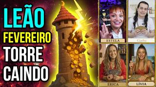 LEÃO ♌: PREVISÃO MOSTRA A TORRE CAINDO! OS 4 TARÓLOGOS VIRAM SUA LIBERTAÇÃO!