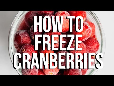 How To Freeze Fresh Cranberries