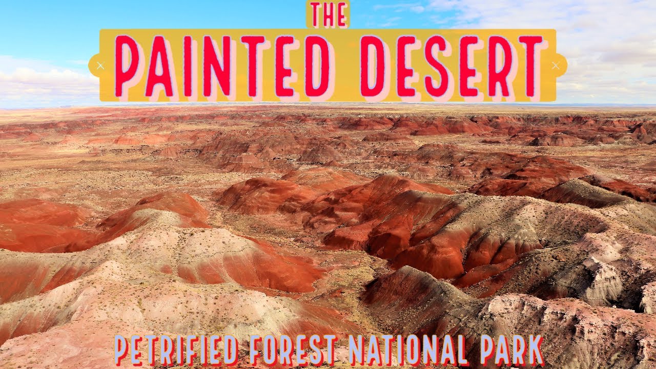 What causes the colors in the painted desert? Tipseri