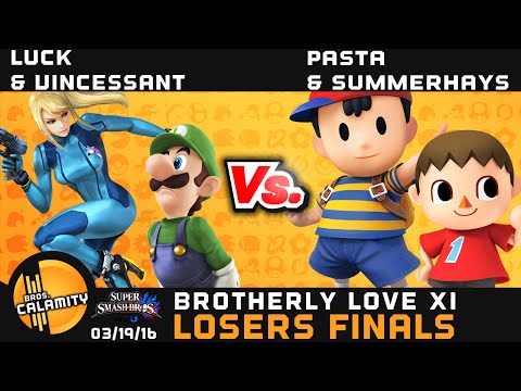BLXI | BlazingPasta & Summerhays vs Luck & Vincessant - Losers Finals - Sm4sh Doubles
