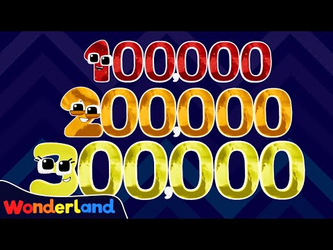 Wonderland: Counting from 1 to 1 Million | Size Comparison
