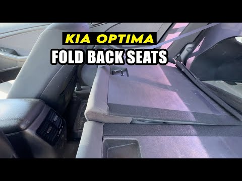 2010–2015 Kia Optima : How to Fold Down The Back Seats