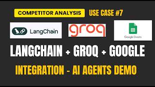 Langchain AI Agents Demo - Build a 0.1s Google Sheets AI Agent (Groq + LangChain) #aiagents