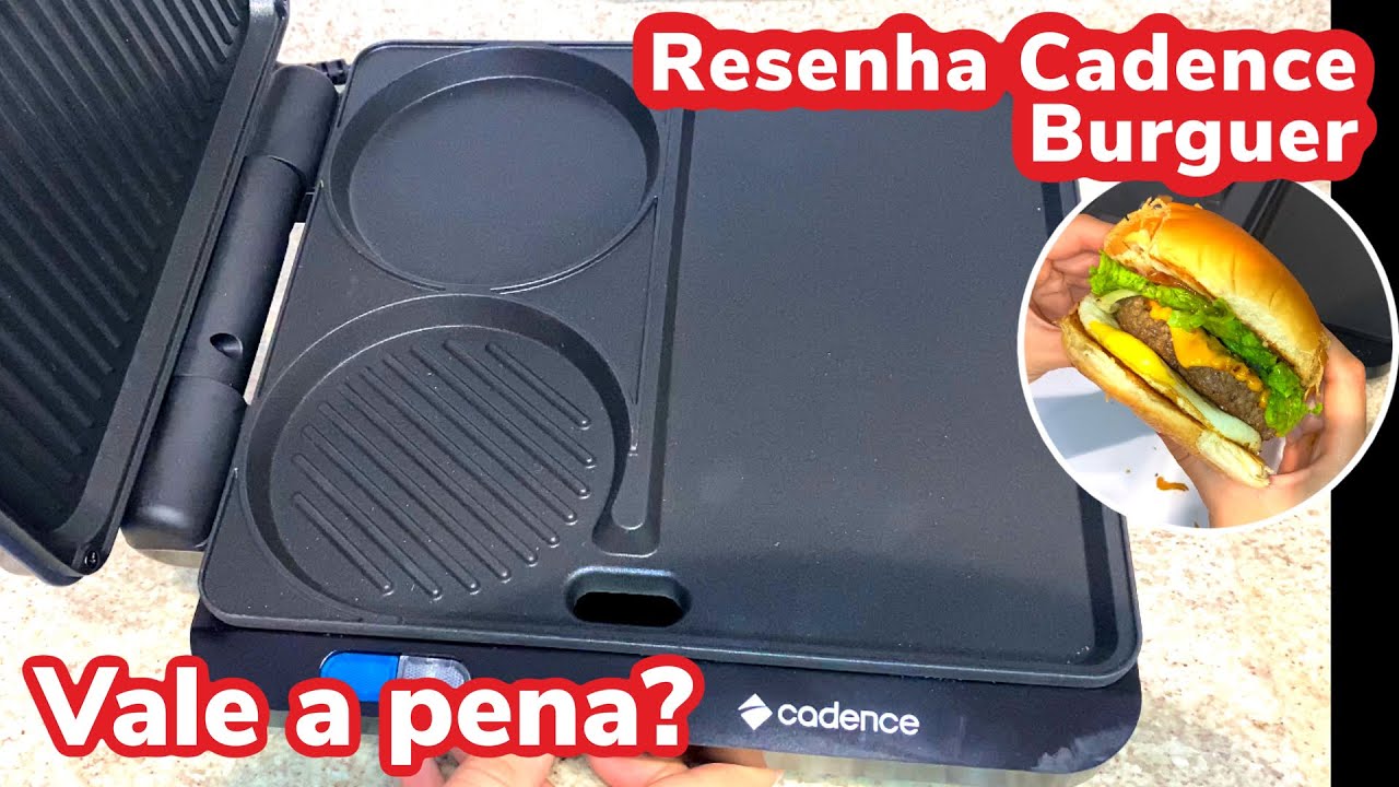 Resenha GRILL CADENCE BURGUER | Fazendo os Hambúrgueres! 🍔