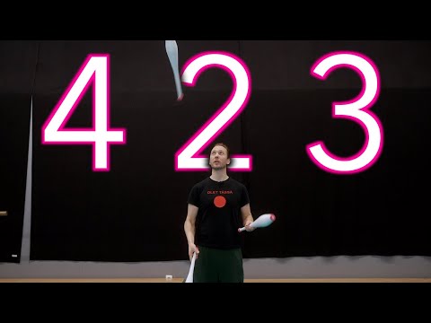 Mastering 423 with clubs | Juggling tutorial