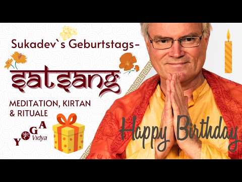 Geburtstags-Satsang mit Sukadev - Yoga Vidya Live, 03.02.2026, 07:00 Uhr