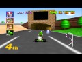 Mario Kart 64 Pilgrimage To Peach Ep 1 Mushroom Cup Luigi Raceway Beast Quality