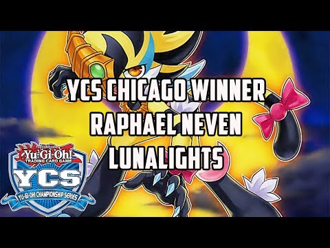 Yu-Gi-Oh! 1st Place YCS Chicago WINNER LUNALIGHTS - Raphael Neven