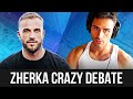 Jon Zherka Debate Gets Wild