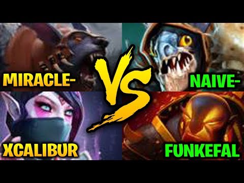 MIRACLE XCALIBUR vs NAIVE FUNKEFAL: Just One Death End The Game