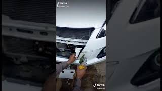 Swift front bumper modified