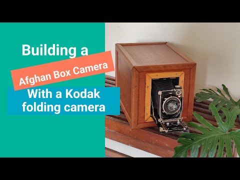 How I build a Afghan Box Camera with a Kodak folding camera