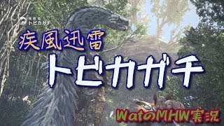 【MHW実況】MHW③～疾風迅雷！トビカガチ！～【Watのnoobモンハン実況】